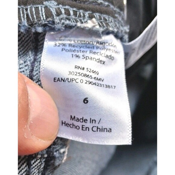 Sofia Jeans Sz 6 Womens Blue Jeans Margot Wide Leg Pocket Denim Button Zip Adult - Picture 10 of 10